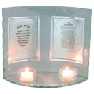 Candle Display of Jewish Home Blessing