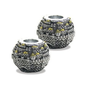 8 cm Jerusalem Ball Candlesticks