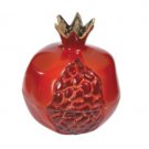 Yair Emanuel Cast Aluminum Red Pomegranate Candlestick