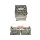 5 cm Nickel Travel Candlesticks