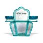 Raised Hamsa Shabbat Candlesticks