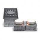 “Holy Shabbat” Jerusalem Candlesticks