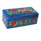 Yair Emanuel Travel Shabbat Candlesticks with Pomegranate Design