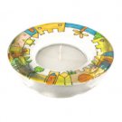 Yair Emanuel Glass Candle Holder of Jerusalem Vista