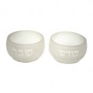 Glass Candlesticks for Shabbat