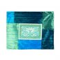 Yair Emanuel Embroidered Blech Cover in Blue with Birds and Trees