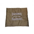 Blech Cover with Dark Brown Leaf Design