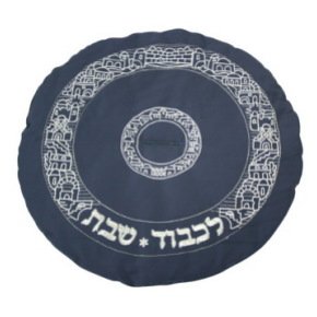 Blech Cover with Jerusalem on Blue