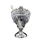 Hazorfim Rosh Hashanah Honey Dish in Crystal