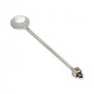 Sterling Silver Honey Spoon with Square Pomegranate Top