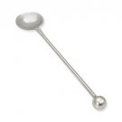Long Sterling Silver Honey Spoon with Sphere Top