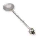 Sterling Silver Honey Spoon with Pomegranate Handle Top