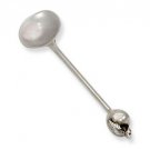 Sterling Silver Honey Spoon with Apple