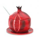 11 cm honey dish in painted ceramic