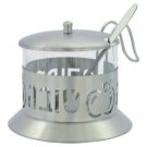 10 cm honey dish in silver
