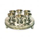 Passover Sterling Silver Seder Plate Jerusalem of Gold