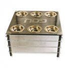 Passover Seder Plate and Three Tier Storage Unit in Sterling Silver
