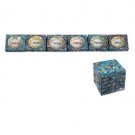 Yair Emanuel Wooden Passover Foldable Seder Plate with Oriental Design