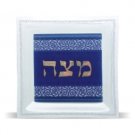 28CM Matzah plate in glass