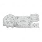 Four item Passover cover set with embroidery