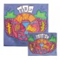 Yair Emanuel Painted Matzah Cover Set With Grape Decoration