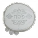 43cm seder cover with embroidered wine glasses