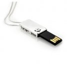 2 GB diagonal ""Shema Israel"" & 3 pt. diamond Key holder Disk on Key 