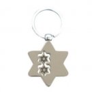 5 cm Nickel Magen David Key Holder