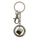 Keychain with Spinning Cube