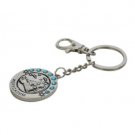 6 cm Nickel Russian Travel Prayer Key Chain