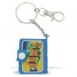 4 cm silver key ring with rubber covered Tehillim