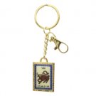 6 cm Zodiac Key Chain Taurus with Hebrew Travel Prayer