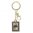 6 cm Zodiac Scorpion Key Chain with Hebrew Travel Prayer