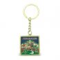6 cm Jerusalem Key Holder with Travel Prayer in Russian