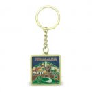 6 cm Jerusalem Key Chain with Travel Prayer in English