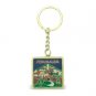 6 cm Jerusalem Key Chain with Travel Prayer in English
