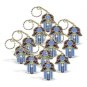 120 Piece Hamsa Keychains Set with Symbols of the Zodiac