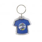 'I Love Israel' T-Shirt Key Chain with Flag