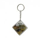 Russian Rhombus Key Chain with Jerusalem