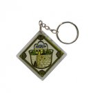Rhombus Key Chain with Kotel in Hamsa
