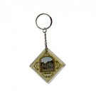 Rhombus Keychain with Jerusalem