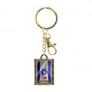 6cm Nickel Key Holder with I love Israel and Flag