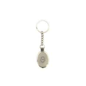 Metal Key Chain with &acirc;��Chai&acirc;�� Hamsa
