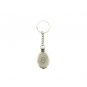 Metal Key Chain with “Chai” Hamsa