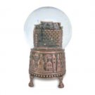 9 Centimeter Copper Snow Globe with the Kotel in Russian