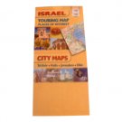 cm. Brown Paper Map of Israel with Major Points of Interest in English