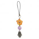 Acrylic Cellphone Pendant with “Chai” Hamsa Pendant and Flower