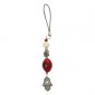 Cellphone Pendant with Beaded Hamsa Pendant and Gems
