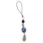 Cellphone Pendant with Hamsa Pendant and Gems