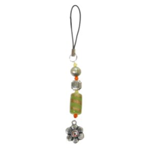 Cellphone Pendant with Flower Pendant